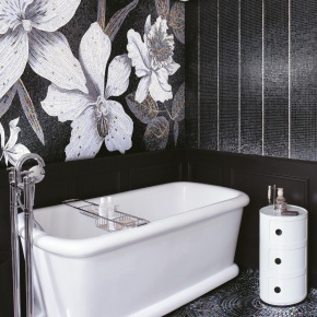мозаичное панно в ванную sicis flower 13