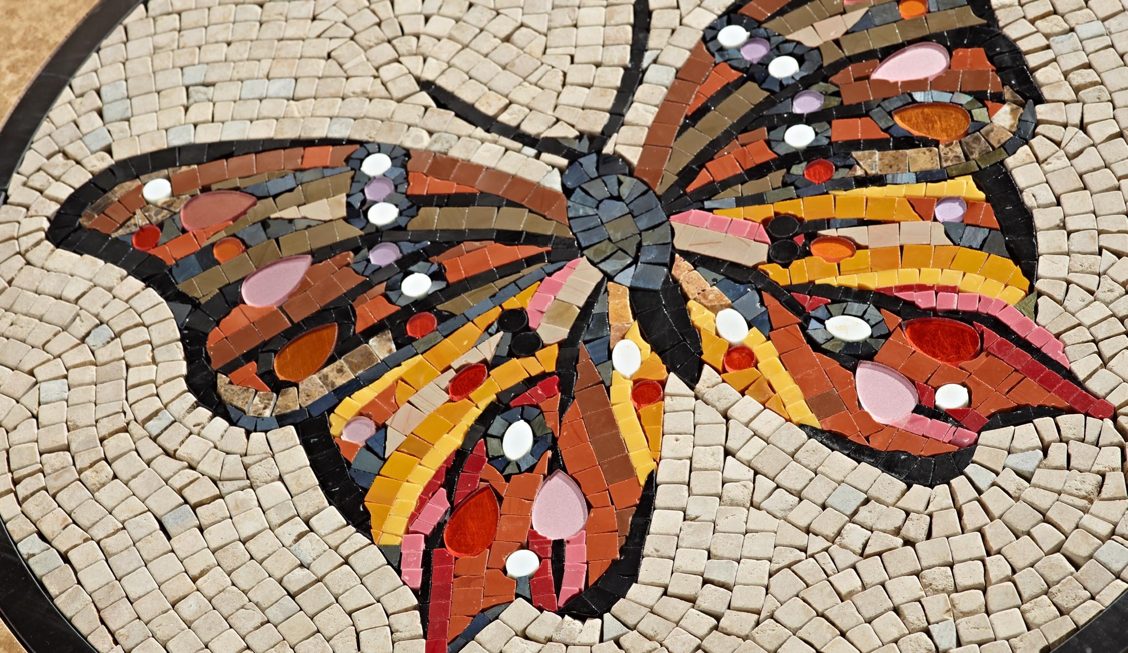 Мозаичное панно в ванную SICIS Butterfly 5