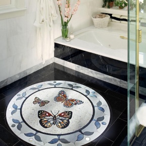 мозаичное панно в ванную sicis butterfly 6