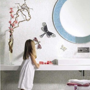 мозаичное панно в ванную sicis butterfly 2
