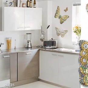 мозаичное панно на кухню sicis butterfly 1