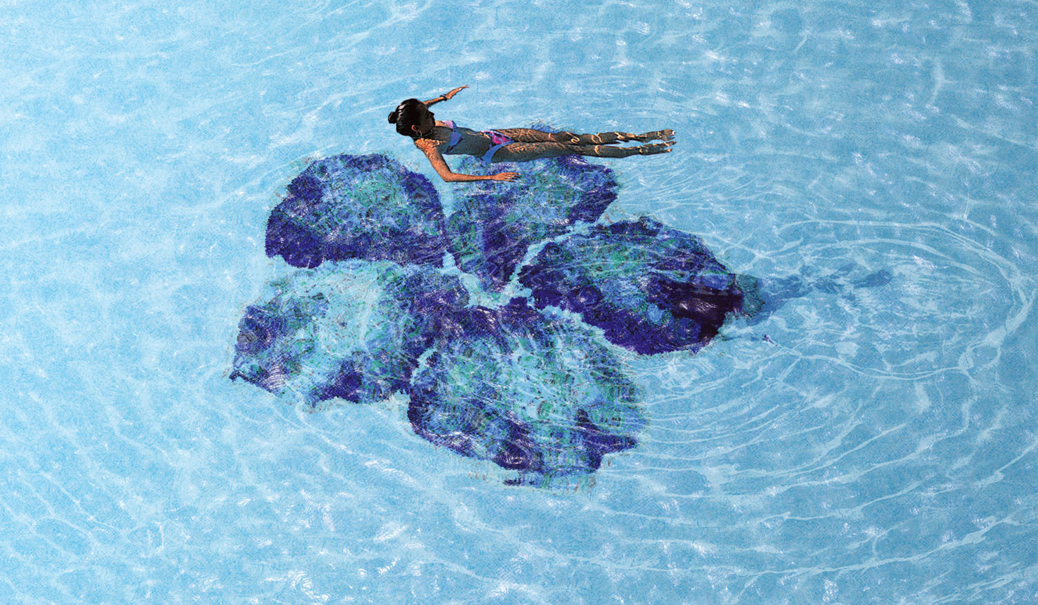 Мозаичное панно для бассейна BISAZZA Ibiscus