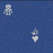 Мозаика Hearts & Robots Blue