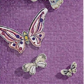 мозаичное панно в ванную sicis butterfly 1
